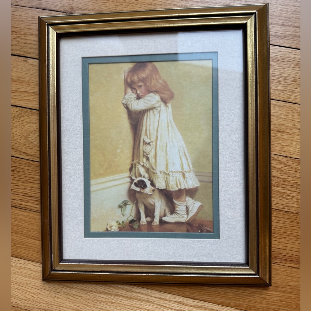 VTG Framed picture